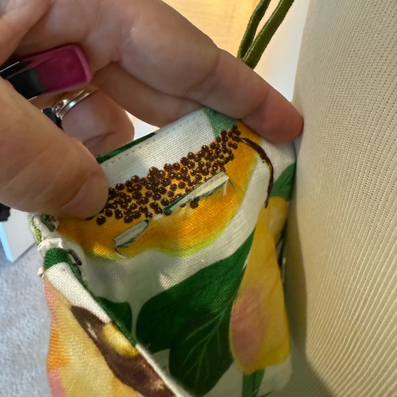 Farm Rio Papaya Salad Scarf Sleeveless Maxi Dress size XL ** MSRP $298 ** - Picture 5 of 7